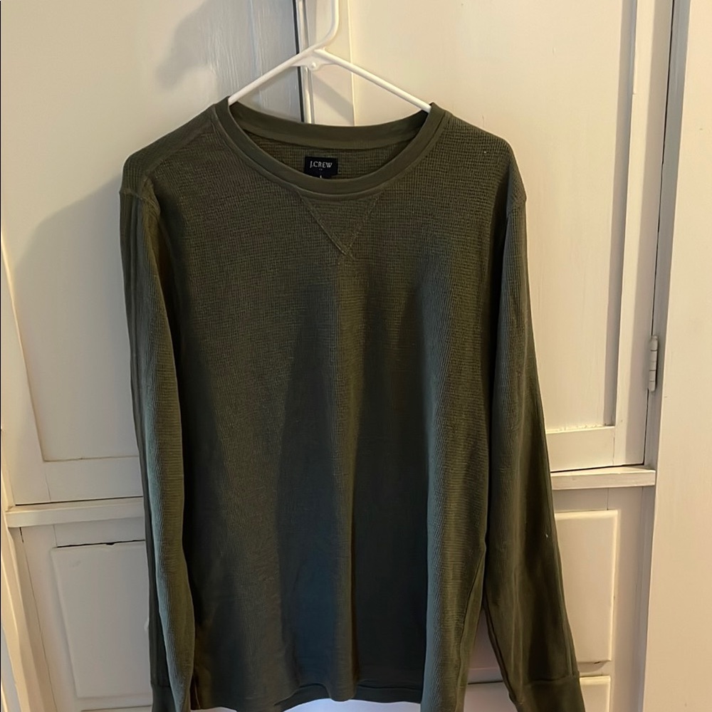 J. Crew Olive Long Sleeve Tee